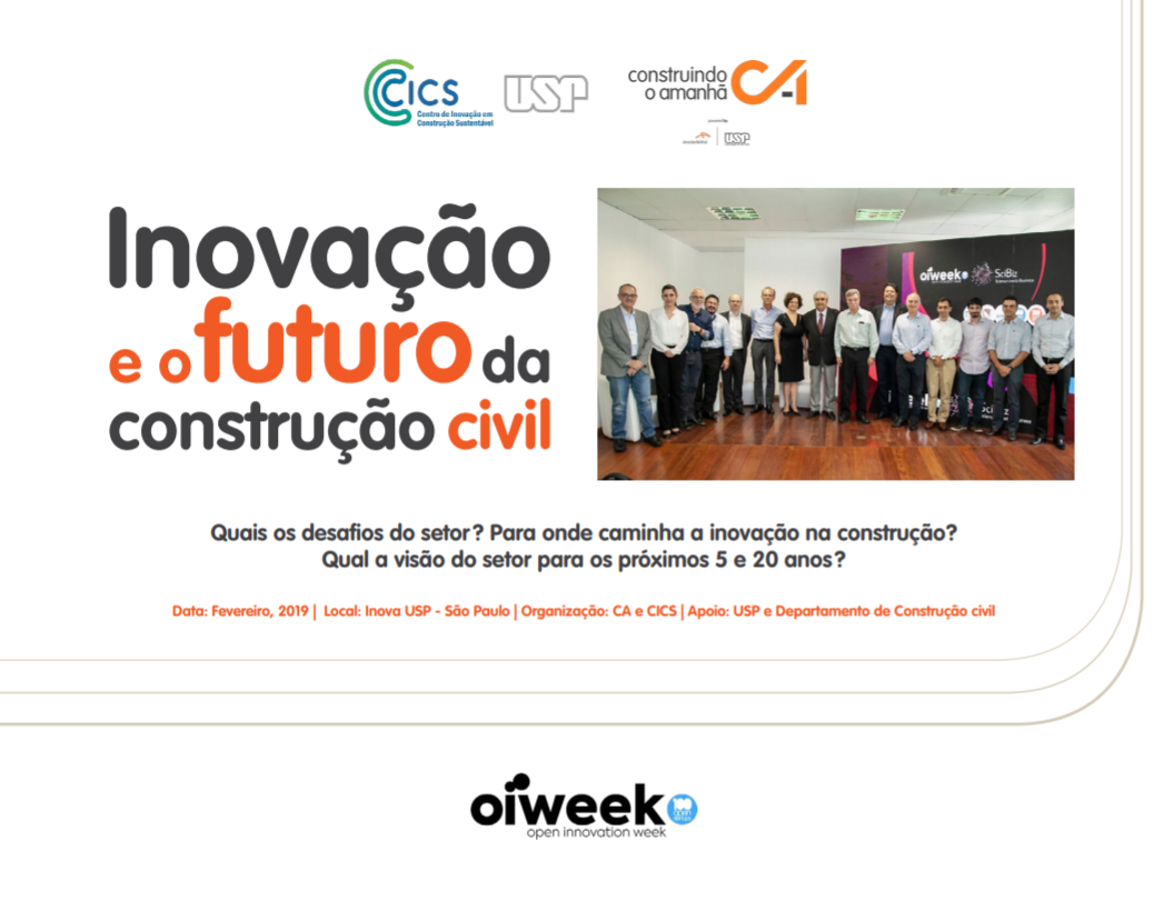 Inovação e o futuro da construção civil (Fev/2019)
